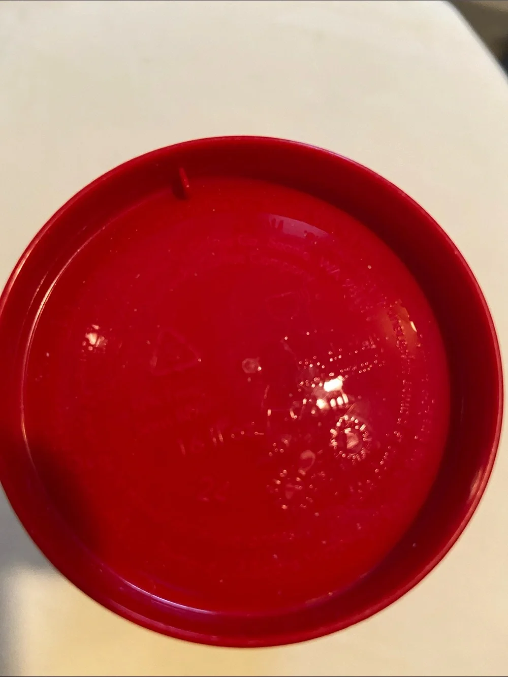 🩷Starbucks Red and White Holiday Reusable Cup with Green Logo 16oz